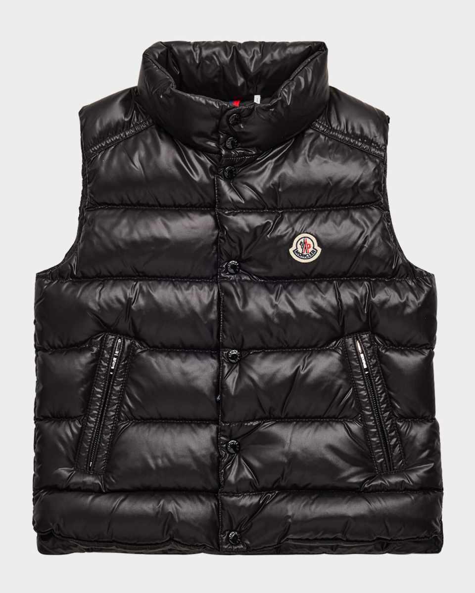 Girl's Quilted Down Vest, Size 4-6